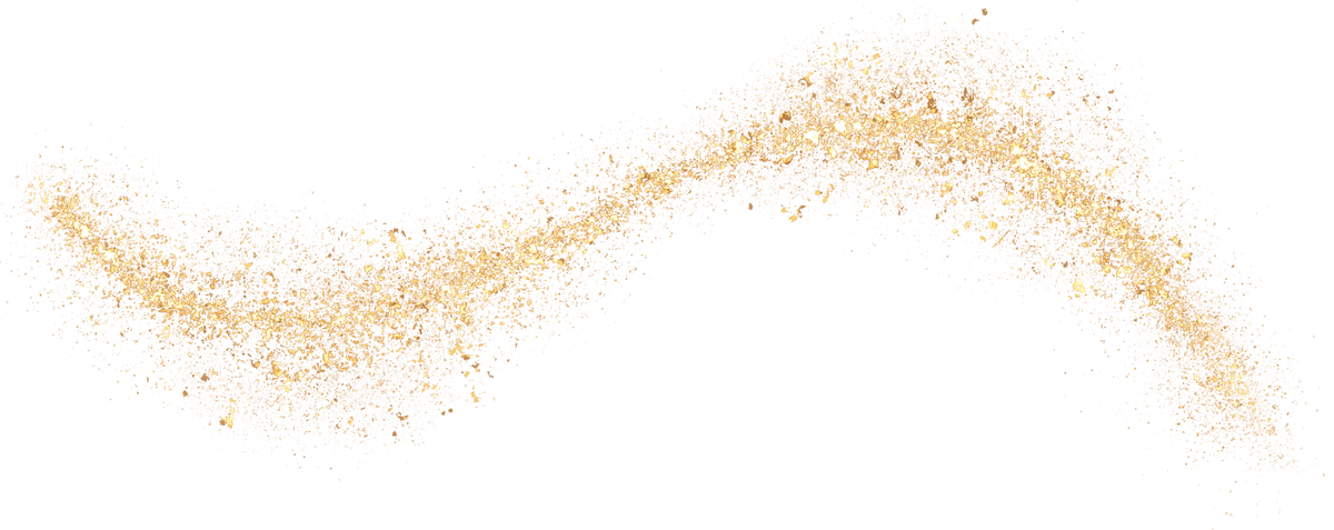 Gold Glitter Shiny Sprinkles of Curve Texture 